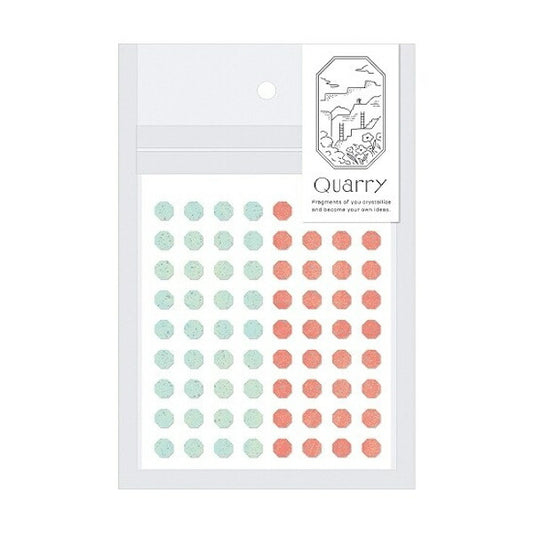 Quarry tiny stone seal mint×red