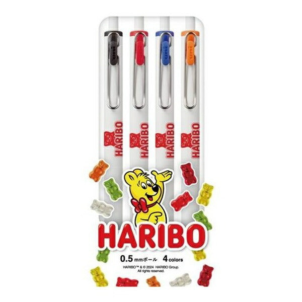 HARIBO ユニボールワン ボールペン 0.5mm ゲルインク スタンダード ４色セット