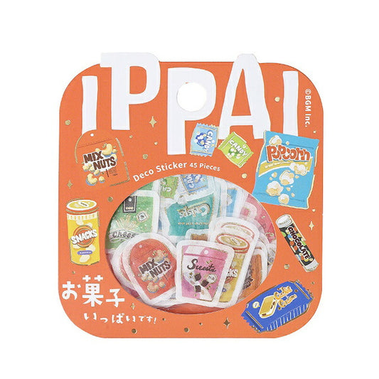 フレークシール 箔押し IPPAI vol.2 お菓子がいっぱいです