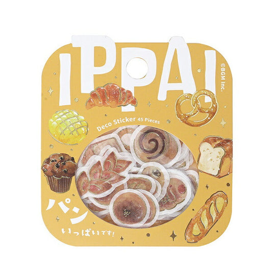 フレークシール 箔押し IPPAI vol.2 パンがいっぱいです