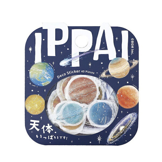 フレークシール 箔押し IPPAI vol.2 天体がいっぱいです