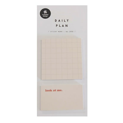 DAILY PLAN 付箋シート2種 daily plan.44